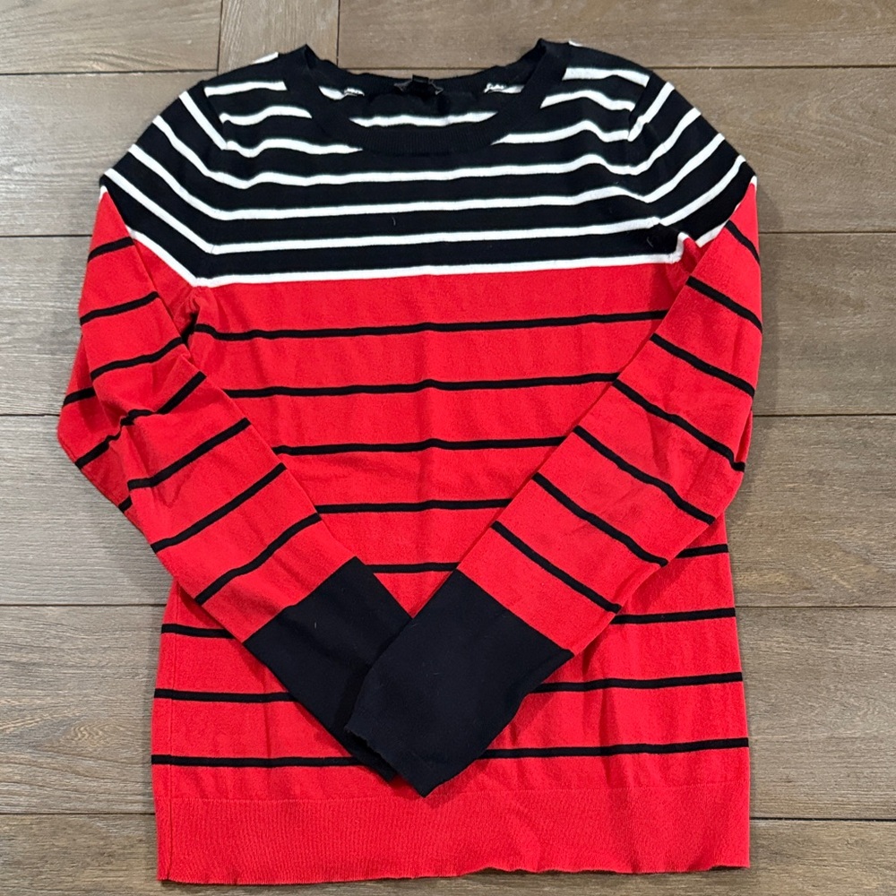 EUC Red and Black Express Sweater